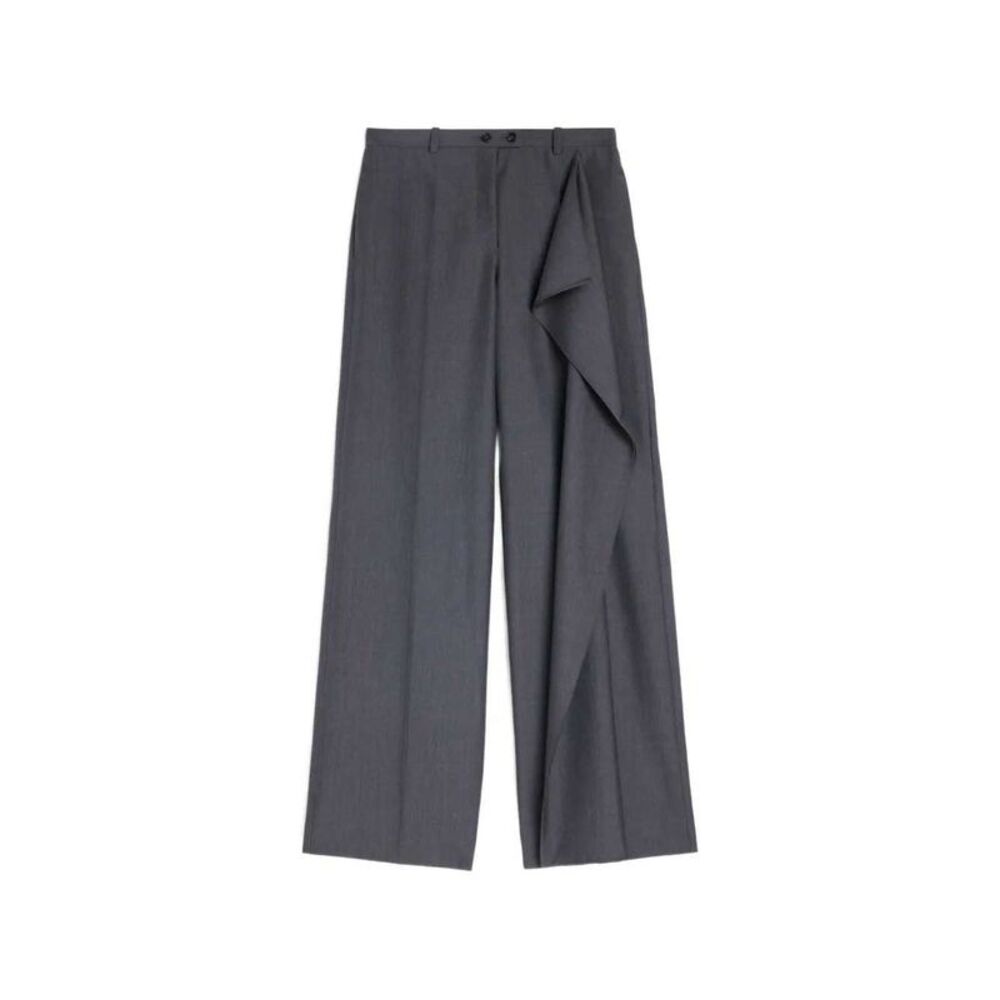 Jil Sander Women Fil-À-Fil Wool Trousers